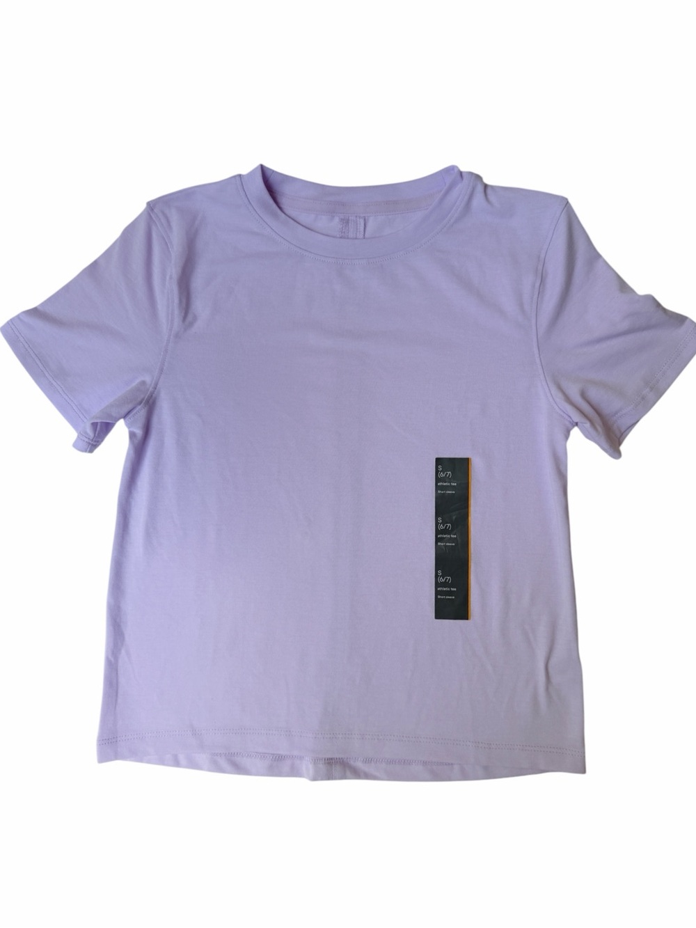 All In Motion Athletic Tee Lavender Girls 6/7 NWT